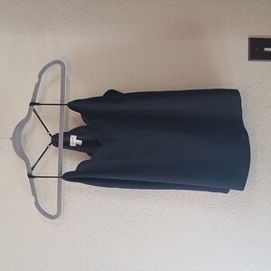 JCrew Scalloped Edge Tank Top Black Size 2